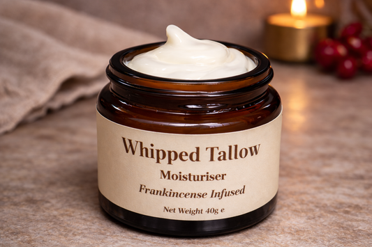 Whipped Tallow Moisturiser, Frankincense Infused - 40g