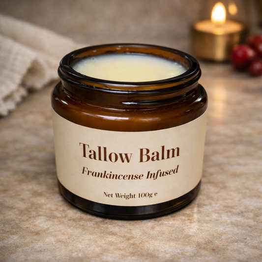 Tallow Balm, Frankincense Infused - 100g