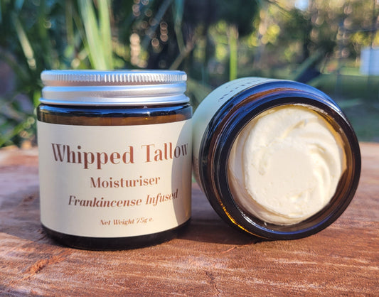 Whipped Tallow Moisturiser, Frankincense Infused - 75g